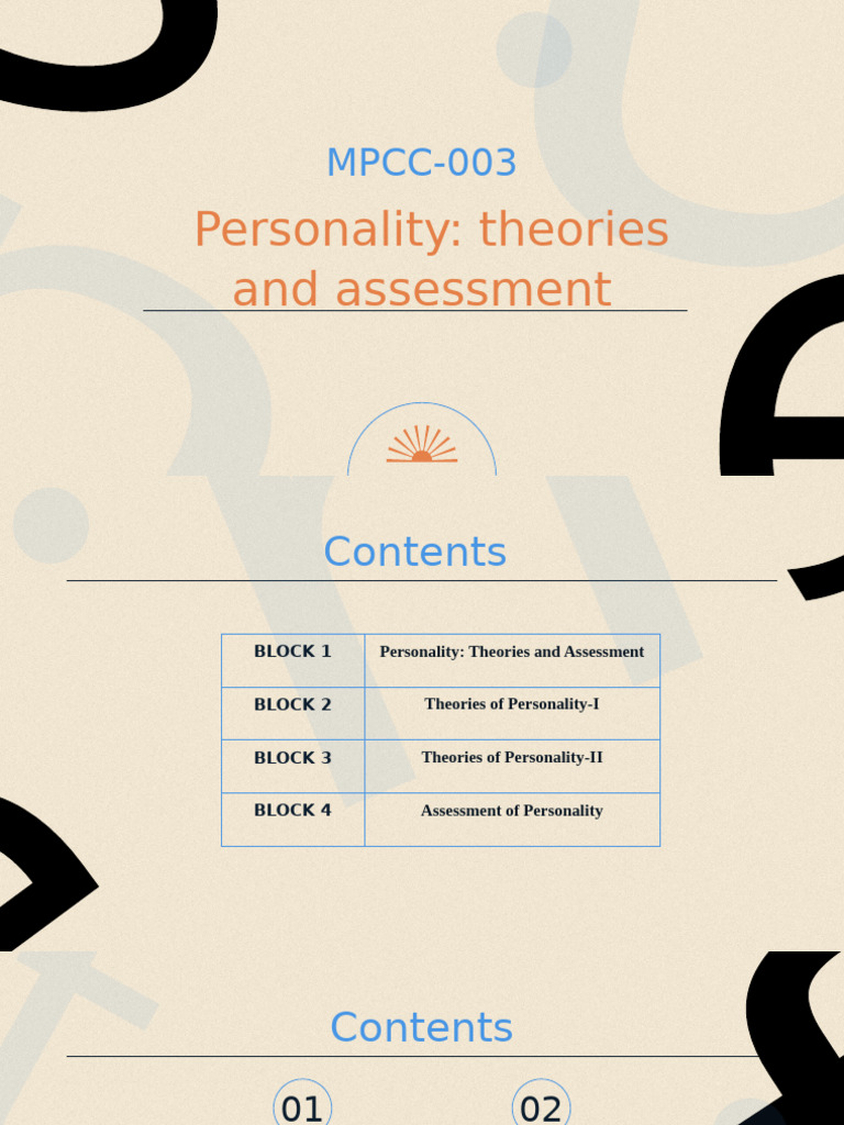 Personality Theories and Assessment Guide | PDF | Emotions | Attitude ...