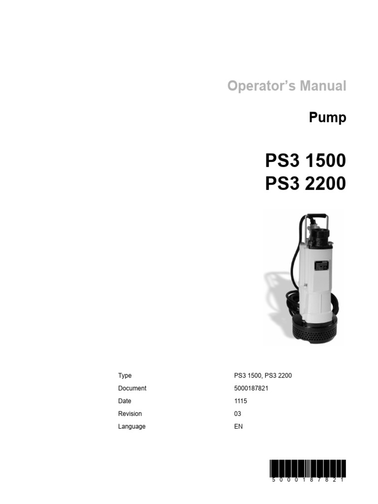 PS3 1500 & PS3 2200 Operator Manual | PDF | Insulator (Electricity ...
