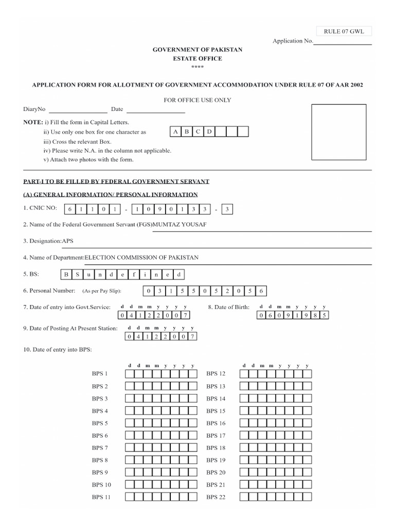 Census Form | PDF