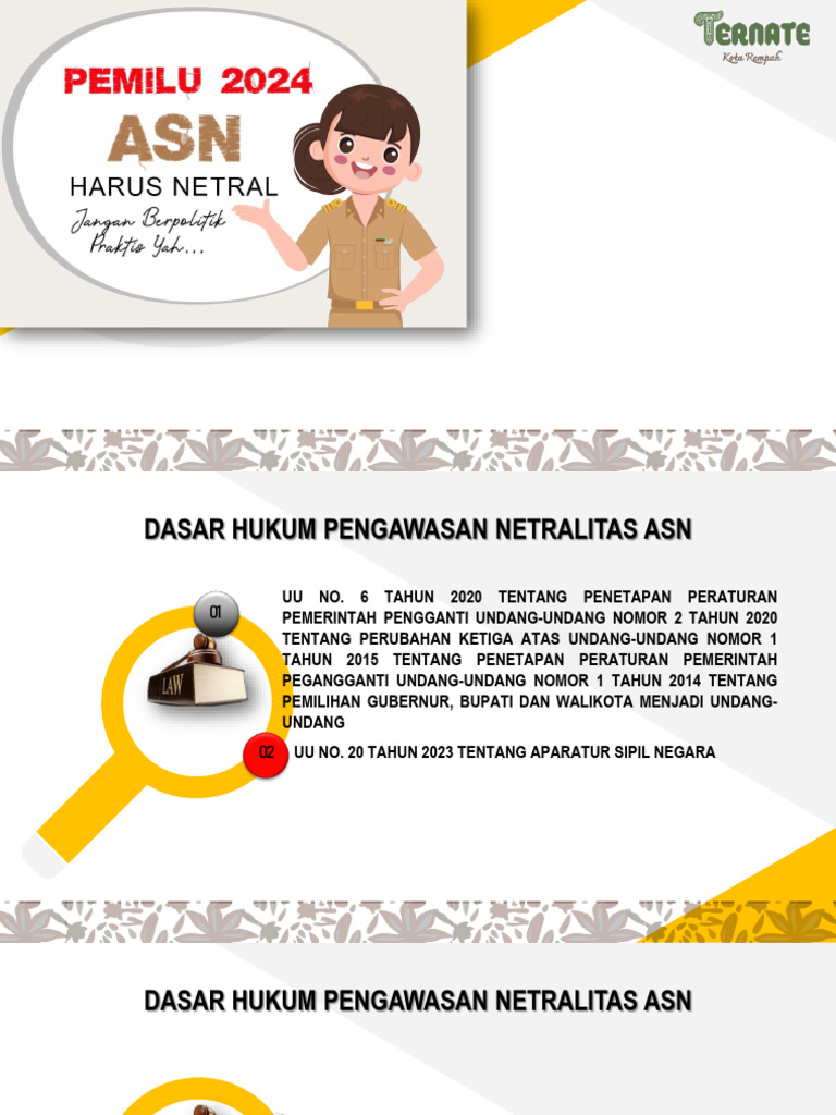 Netralitas ASN dalam Pilkada 2024 | PDF