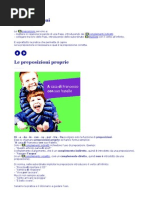 preposizioni