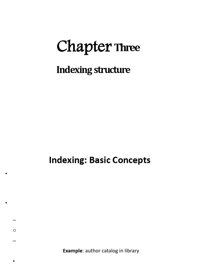 Indexing Structure and Process Explained | PDF | Search Engine Indexing ...