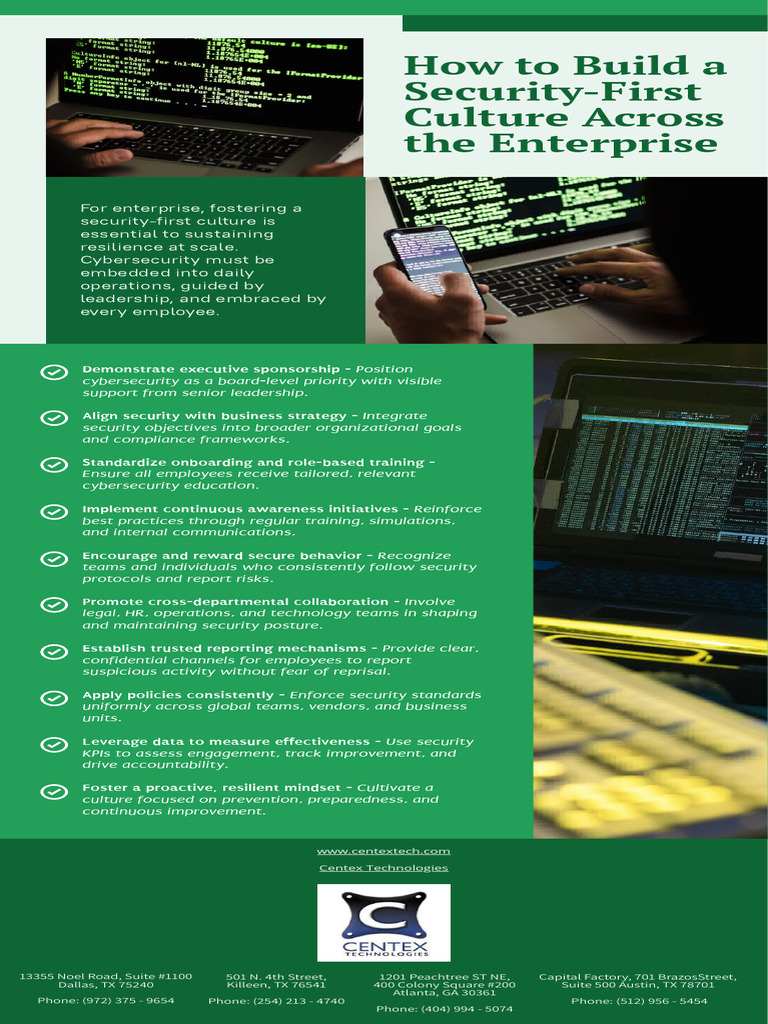 How To Build A Security First Culture Across The Enterprise | PDF ...
