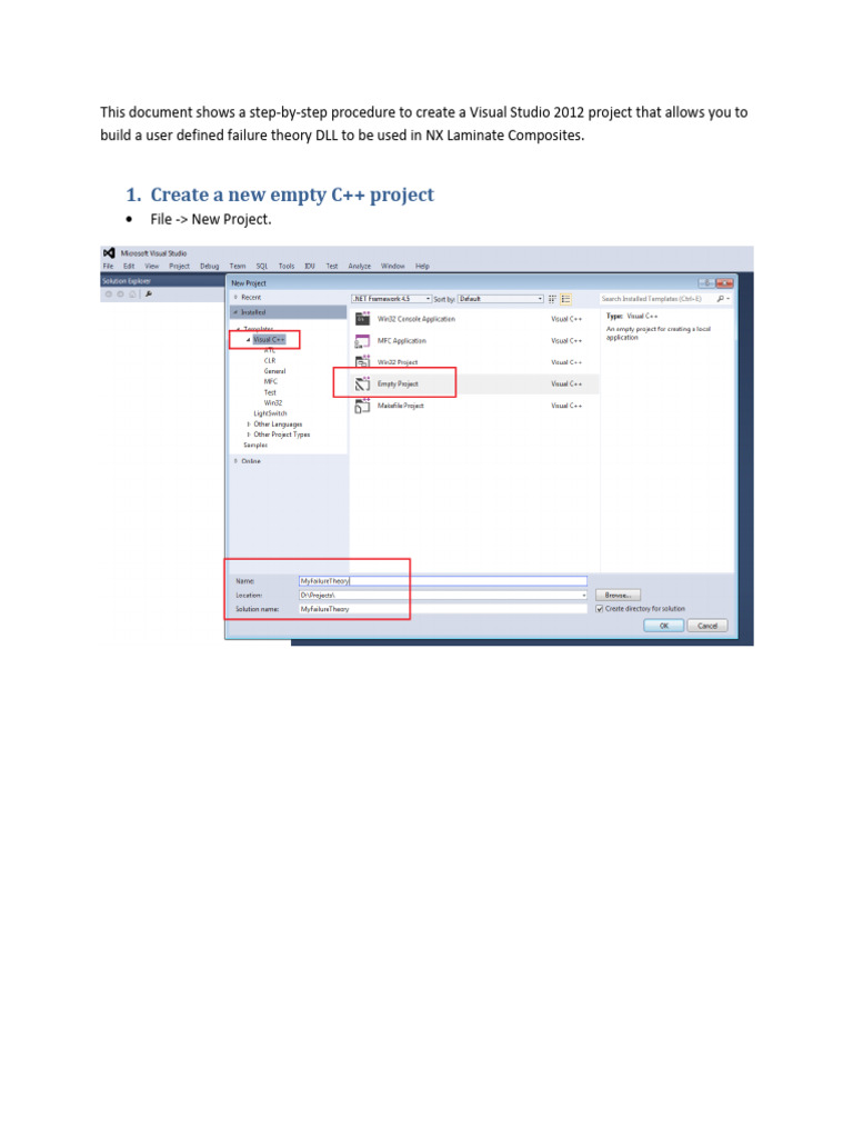 Create a DLL in Visual Studio 2012 | PDF