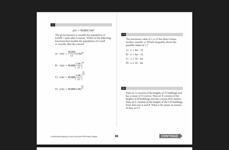 Sat Practice Test 3 Digital - PDF Google Drive | PDF