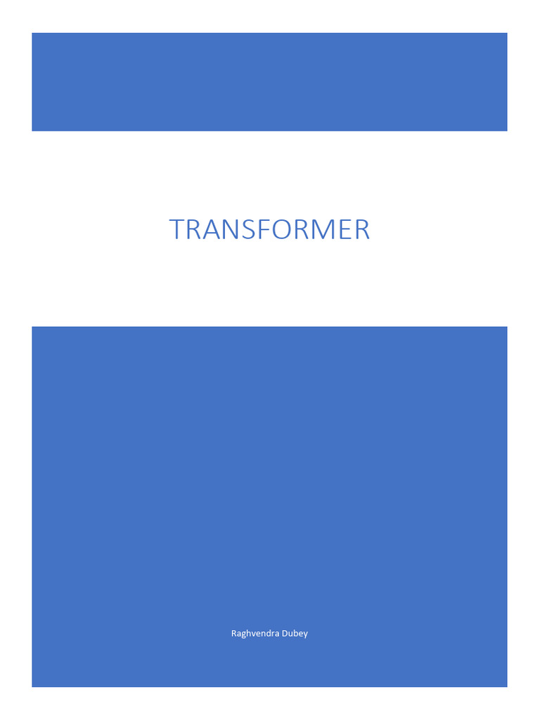Transformer Project | PDF | Transformer | Electromagnetic Induction