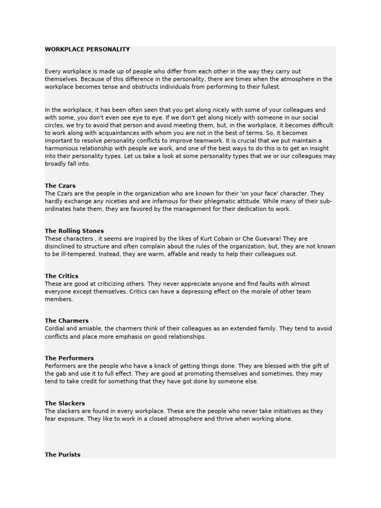Personality and Conflict | PDF | Psychological Concepts | Behavioural ...