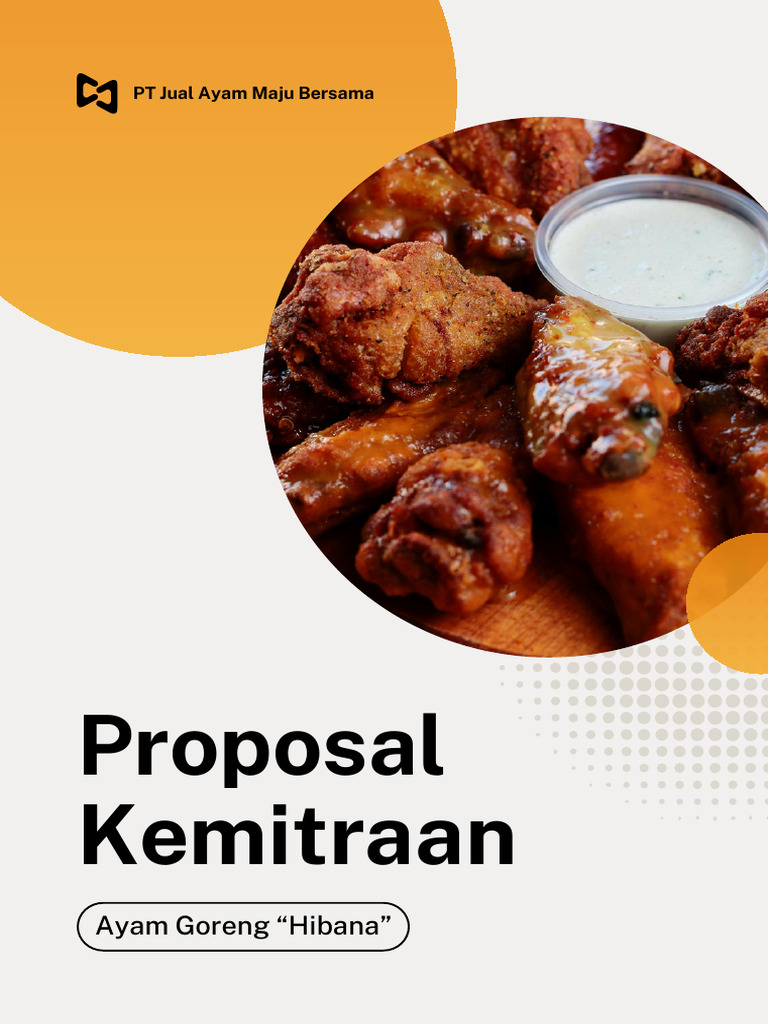 Proposal Kemitraan Ayam Goreng Hibana | PDF