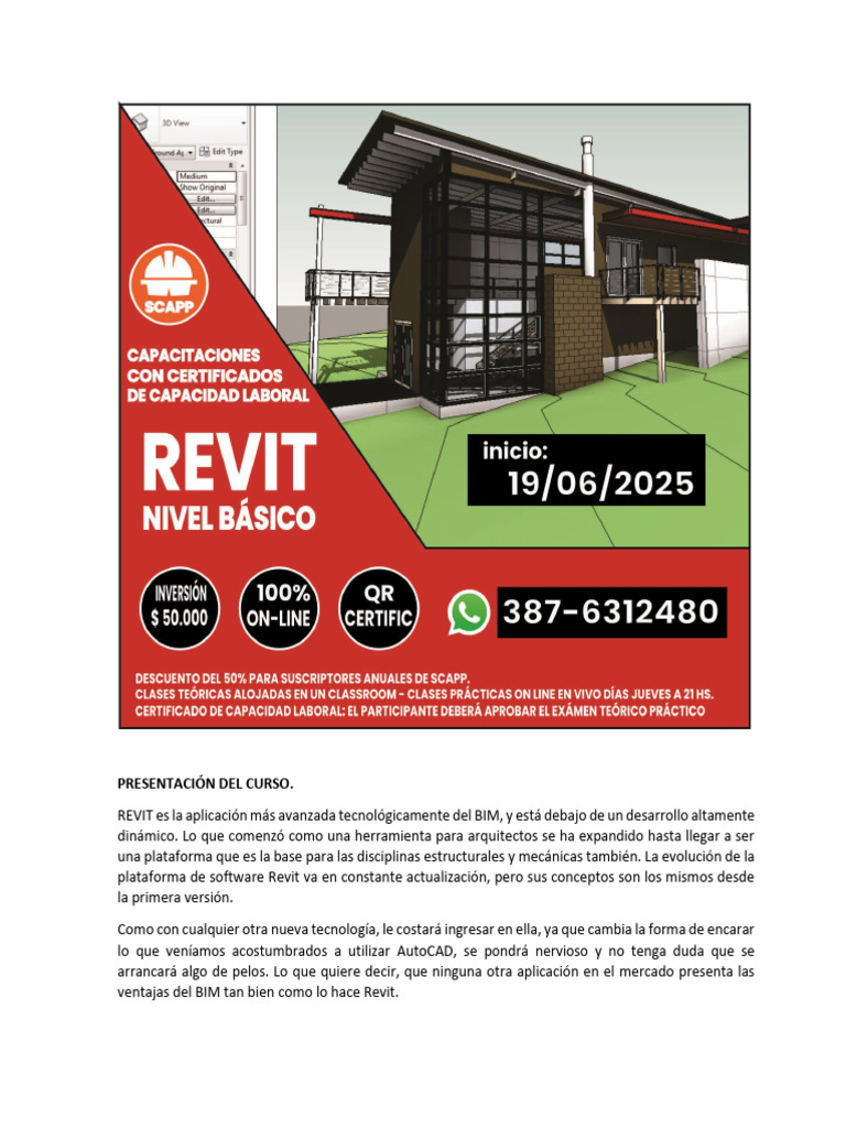 Curso Básico de Revit y BIM | PDF | Autodesk Revit | Software