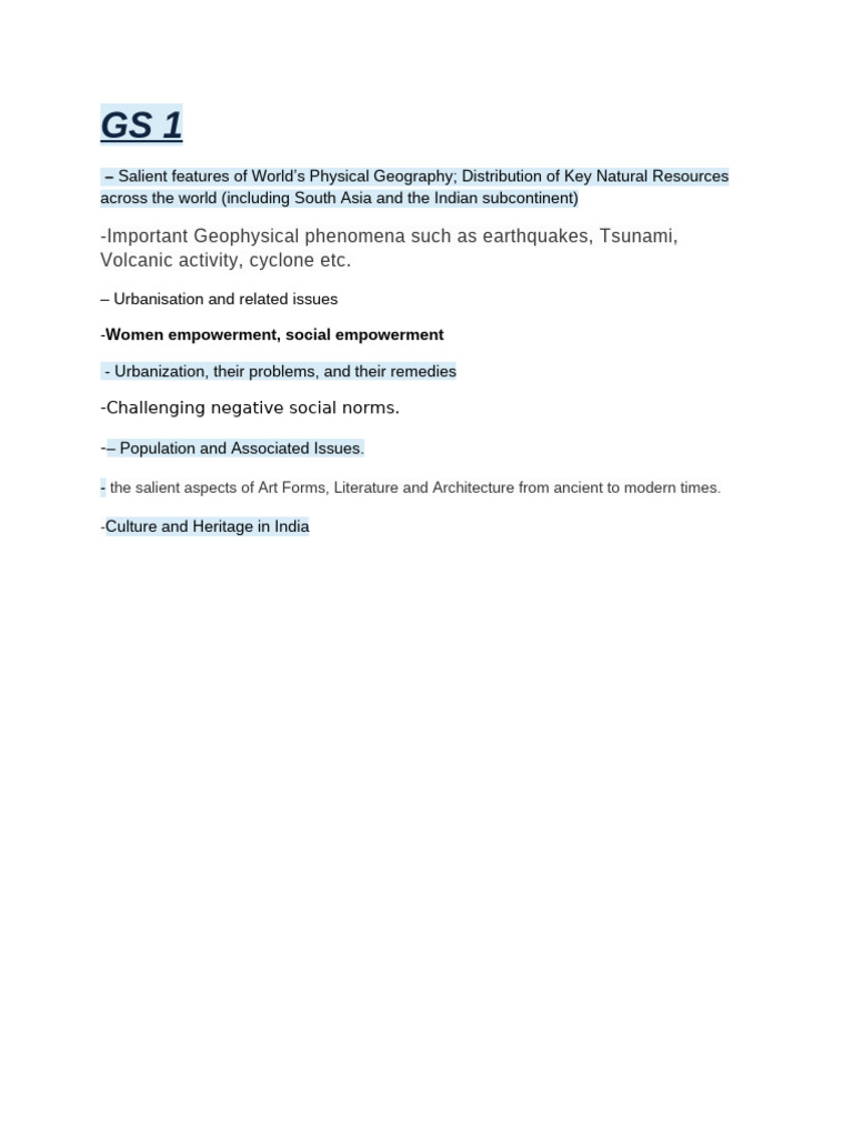Global Geography and Social Issues Overview | PDF