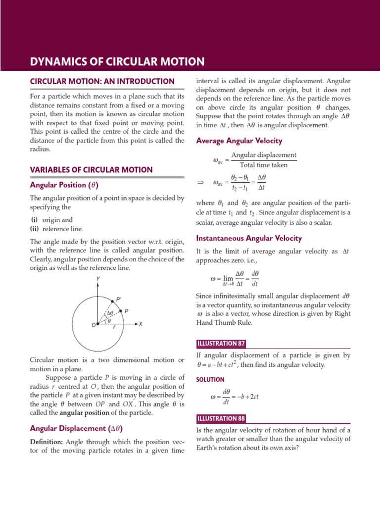 Introduction to Circular Motion Concepts | PDF | Acceleration | Velocity