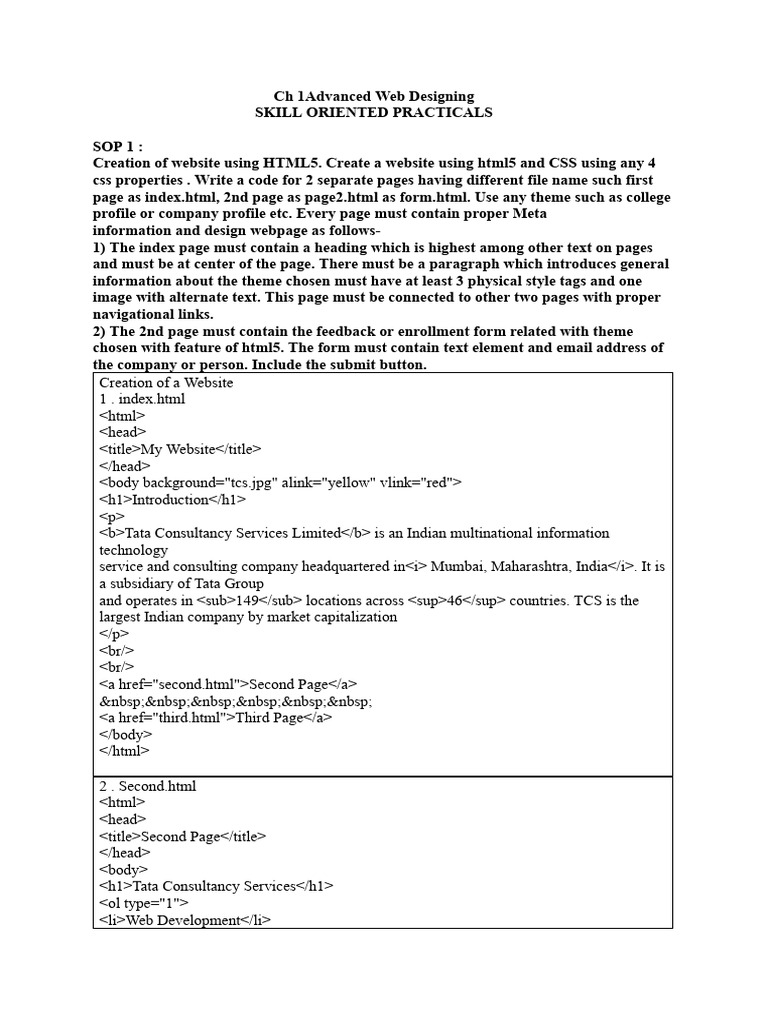 Advanced HTML5 Web Design Practices | PDF | World Wide Web | Internet & Web