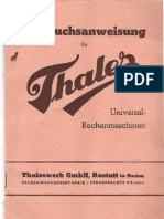 Thales Gebrauchsanweisung_1938