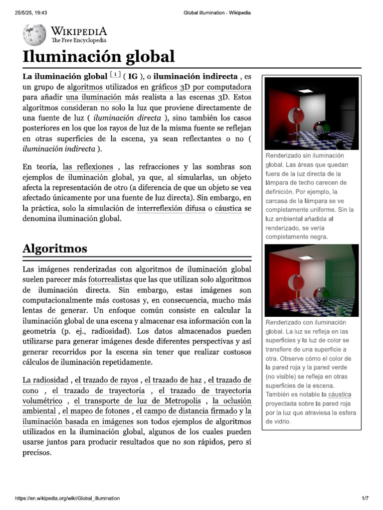 Global Illumination | PDF