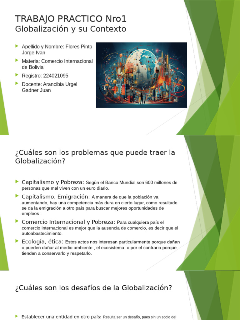 Impacto de la Globalización en Bolivia | PDF | Comercio | El comercio ...