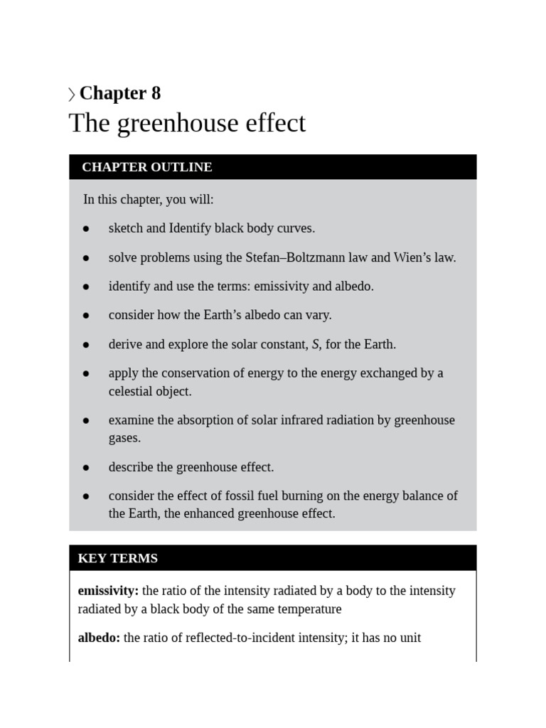 Understanding the Greenhouse Effect | PDF | Greenhouse Effect ...