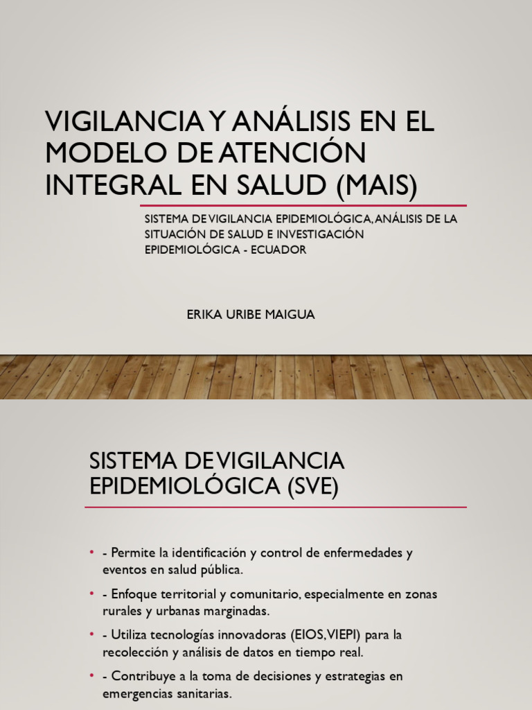 Sistema de Vigilancia Epidemiologica | PDF | Vigilancia | Epidemiología