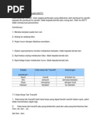 Latihan Kata Kerja Aktif Tak Transitif