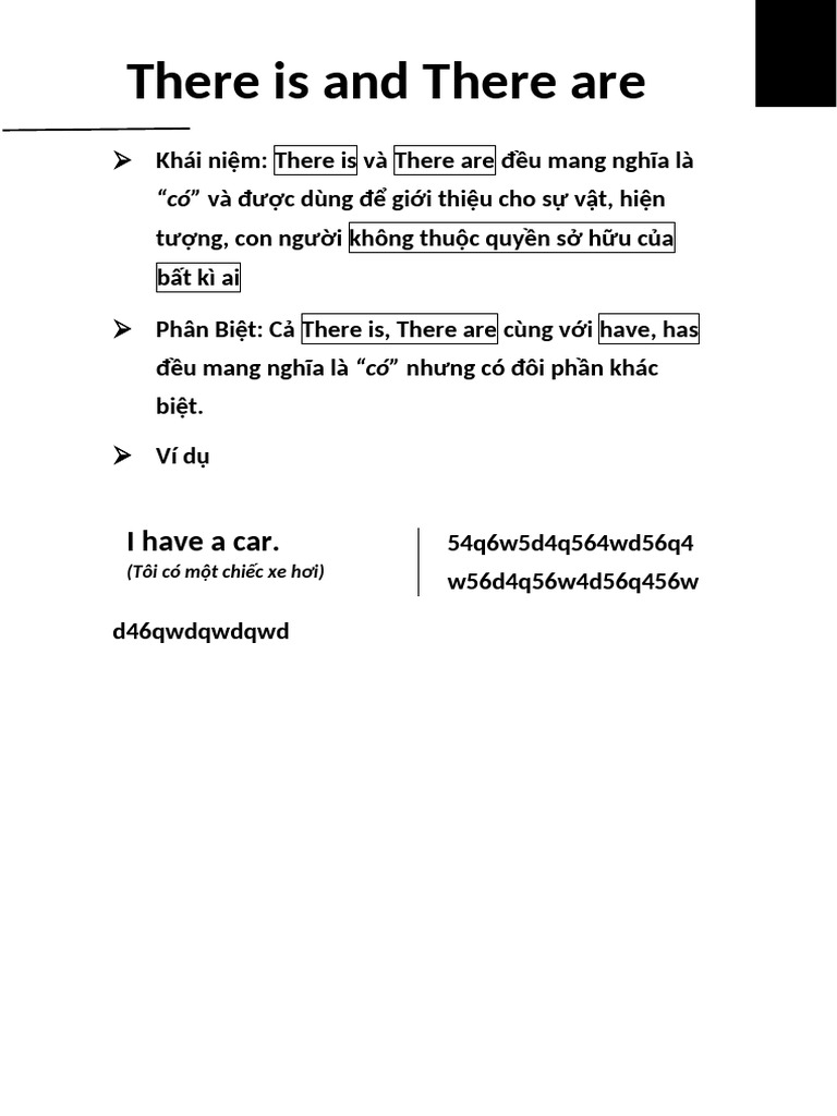 2.3 There Is There Are | PDF