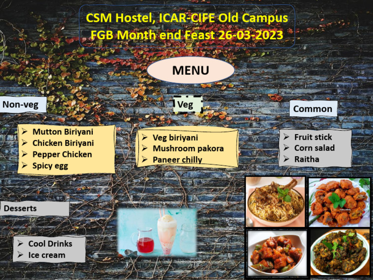 Menu | PDF