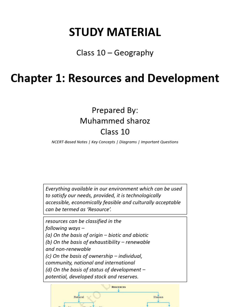 Resources and Development Overview | PDF | Soil | Erosion