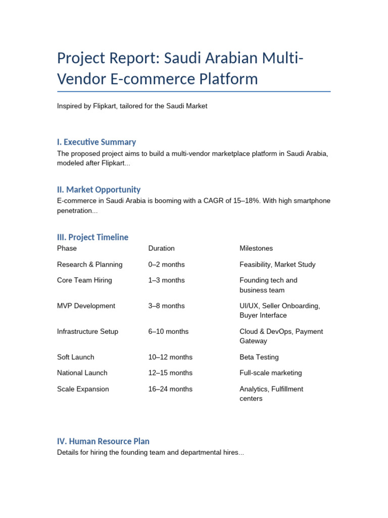 Saudi Ecommerce Project Report | PDF | E Commerce | Computing