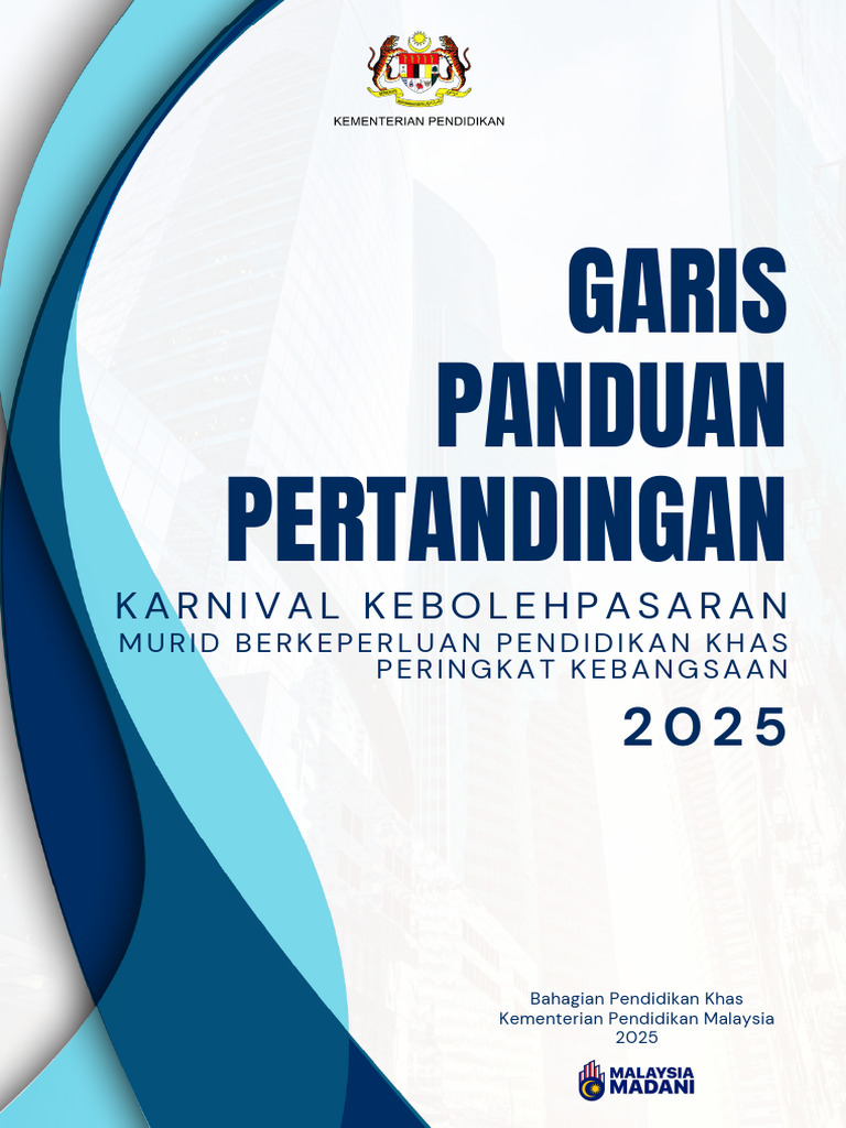 Garis Panduan Pertandingan Kik MBPK Tahun 2025 | PDF