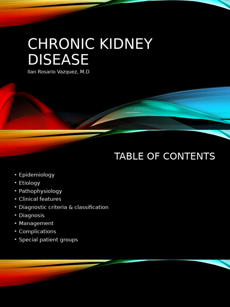 Chronic Kidney Disease | PDF | Chronic Kidney Disease | Kidney
