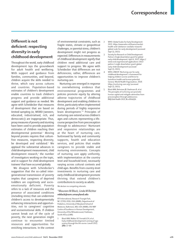 Different Is Not Deficient Respecting Diversity I 12 | PDF | Child ...