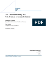 The German Economy and U.S.-German Economic Relations: Raymond J. Ahearn