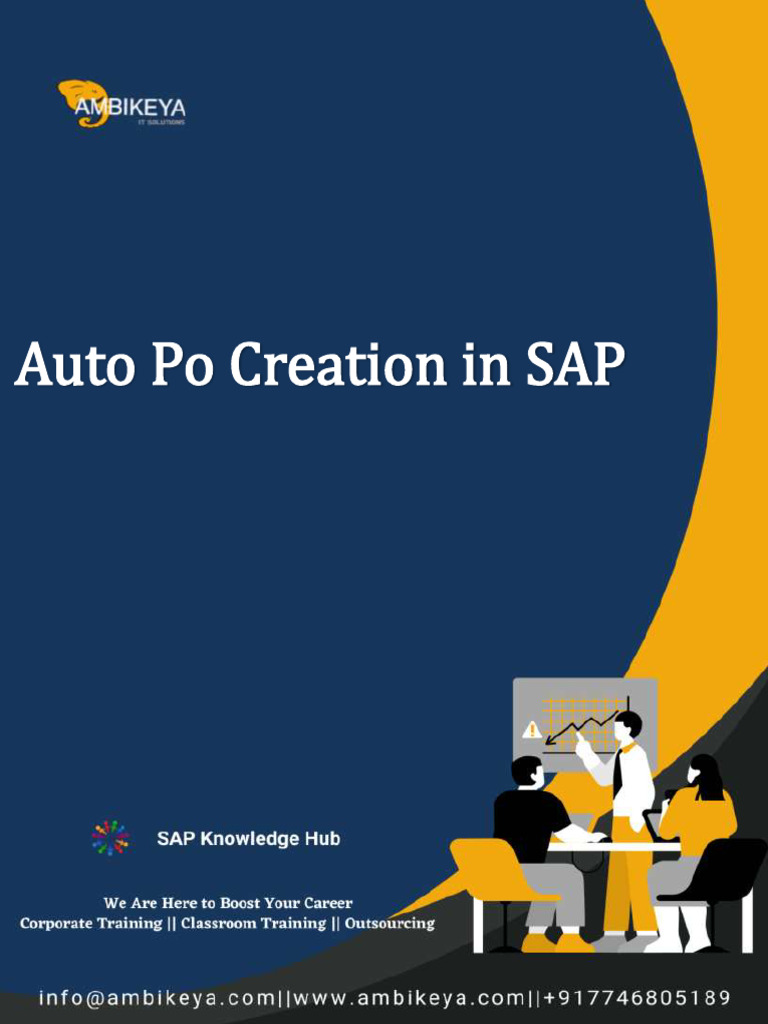 Auto PO Creation Process in SAP MM | PDF | Manual Transmission