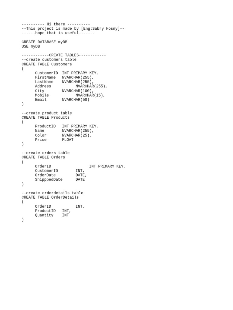01 Create DB | PDF