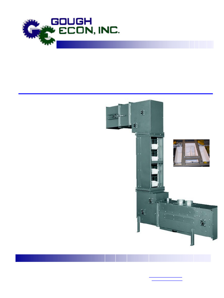 Gough Econ Bucket Elevators Overview | PDF | Materials