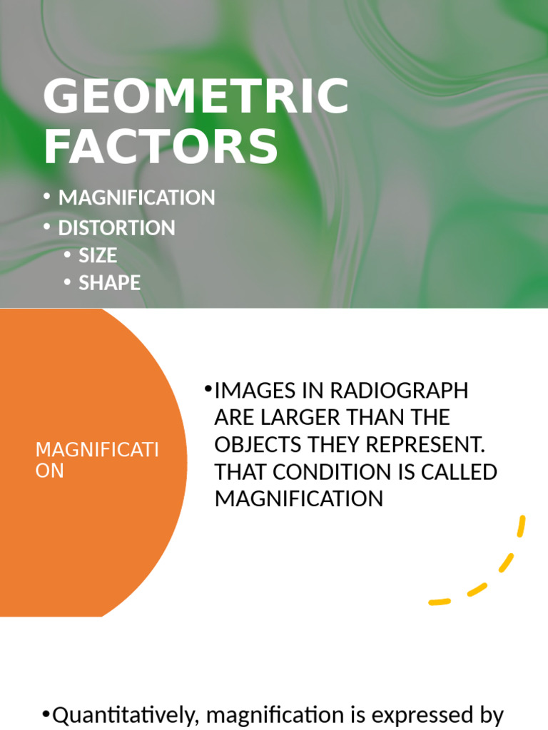 Magnification Factors in Radiography | PDF | Radiography | Shape