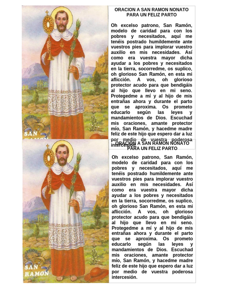 San Ramon Oraion Pdf 