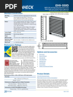 EHH-601 Wind Driven Rain Louver Specs | PDF | Rain | Mechanical Engineering