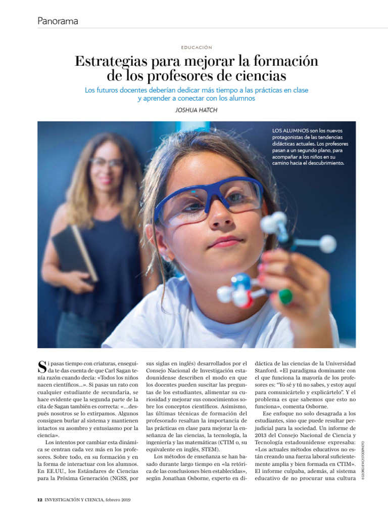 Estrategias para La Formación Docentes de Ciencias | PDF | Ciencia ...