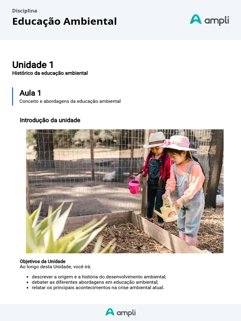 História e Abordagens da Educação Ambiental | PDF | Sustentabilidade ...