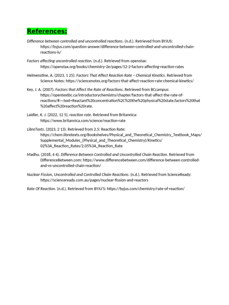 References Criterion B, C | PDF