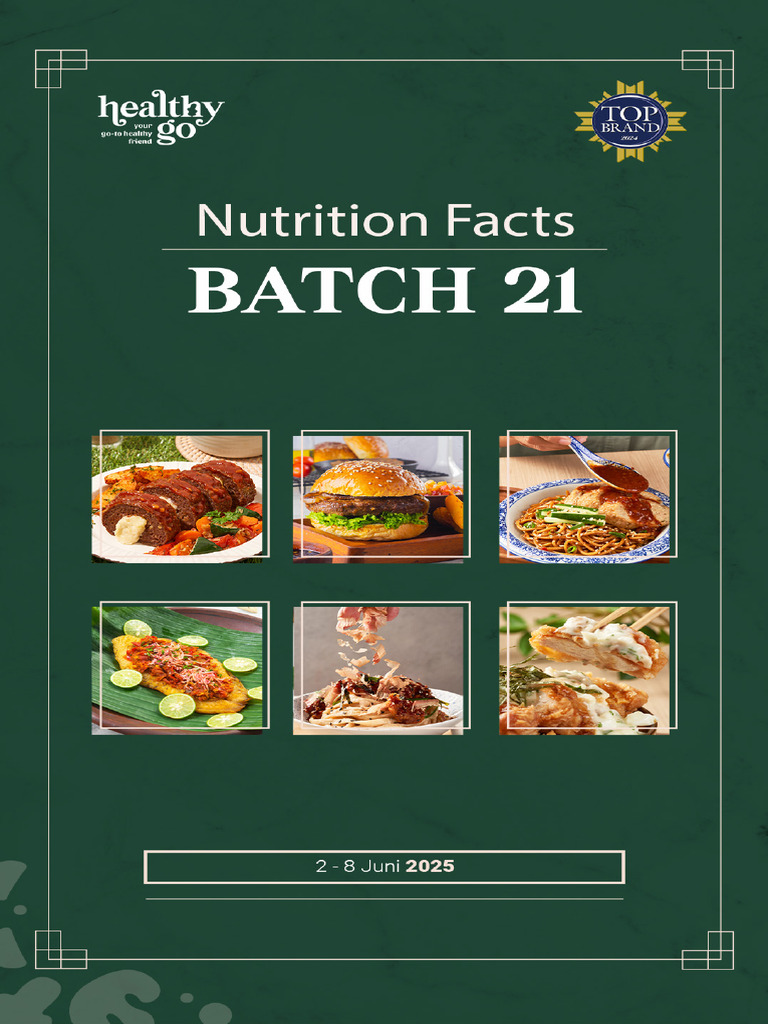 Menu Batch 21 - FL | PDF