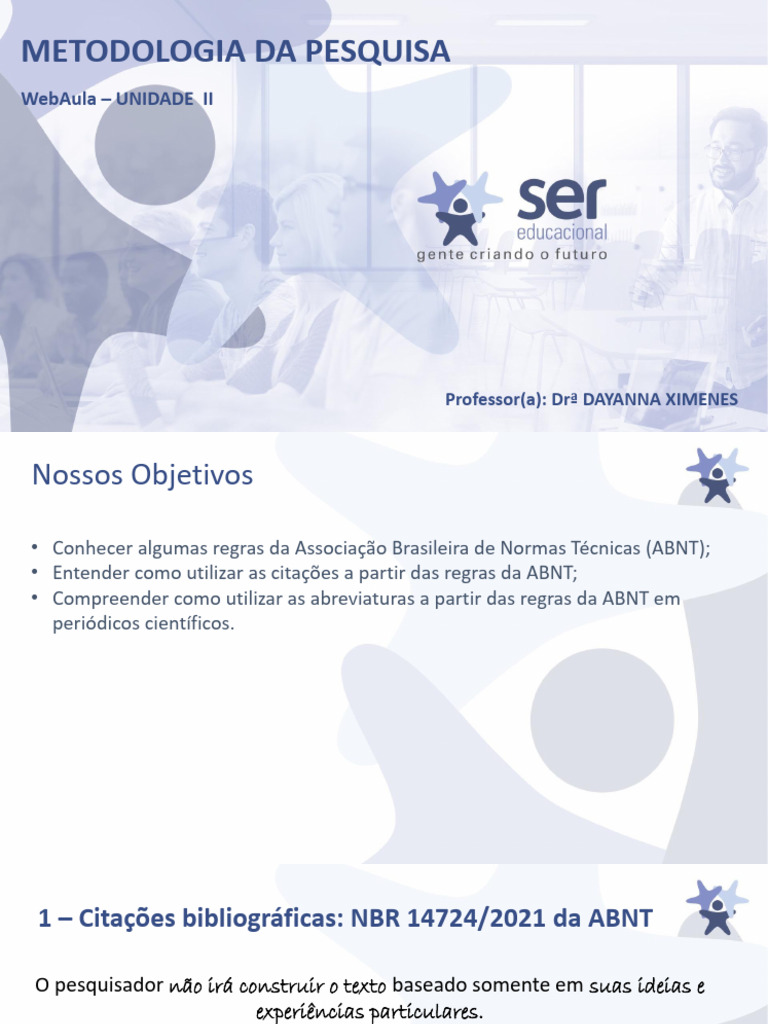 Metodologia de Pesquisa e Citações ABNT | PDF | Citação | Science