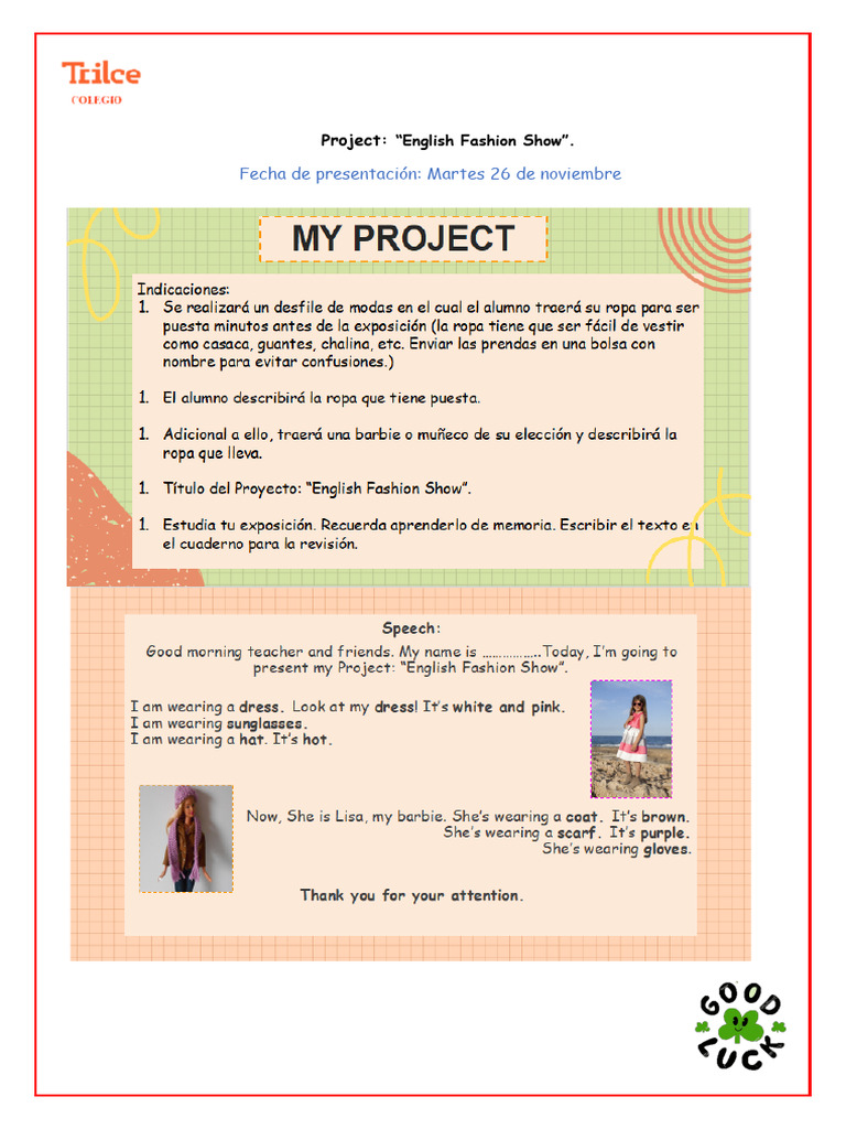 2nd Grade - Project | PDF