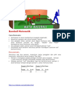 Baseball Matematik