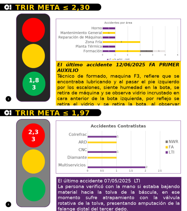 Información TRIR | PDF