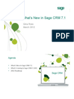 What's New in Sage CRM 7.1