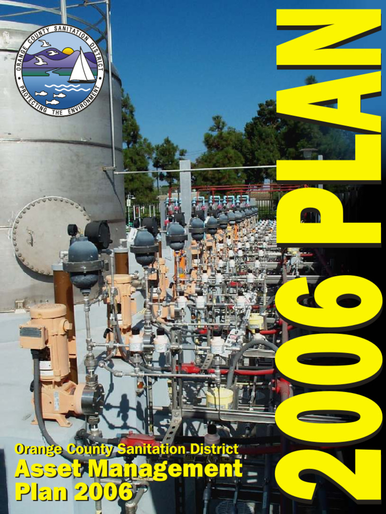 OCSD Asset Management Plan 2006 | PDF | Sewage Treatment | Asset Management