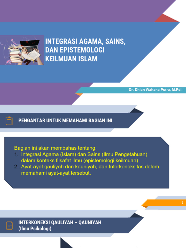 Integrasi Agama dan Sains dalam Islam | PDF