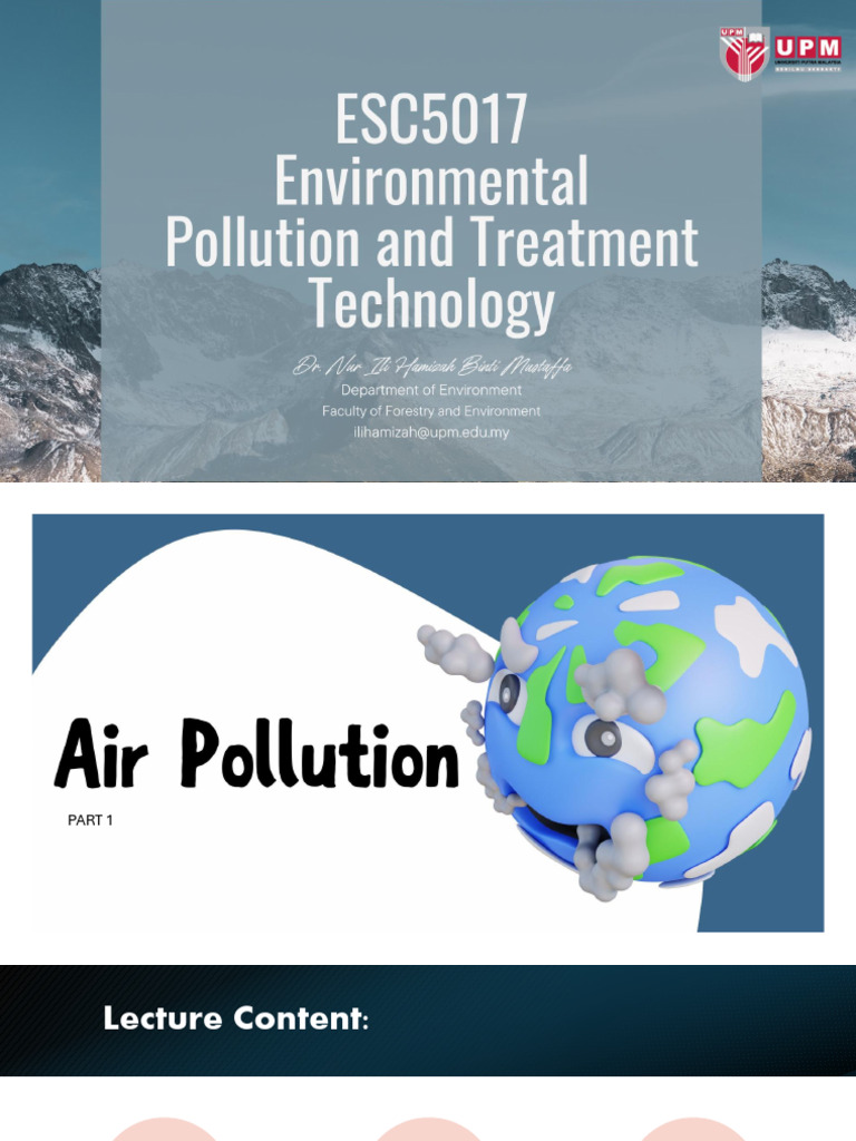 Air Pollution: Emissions and Control | PDF | Exhaust Gas | Particulates