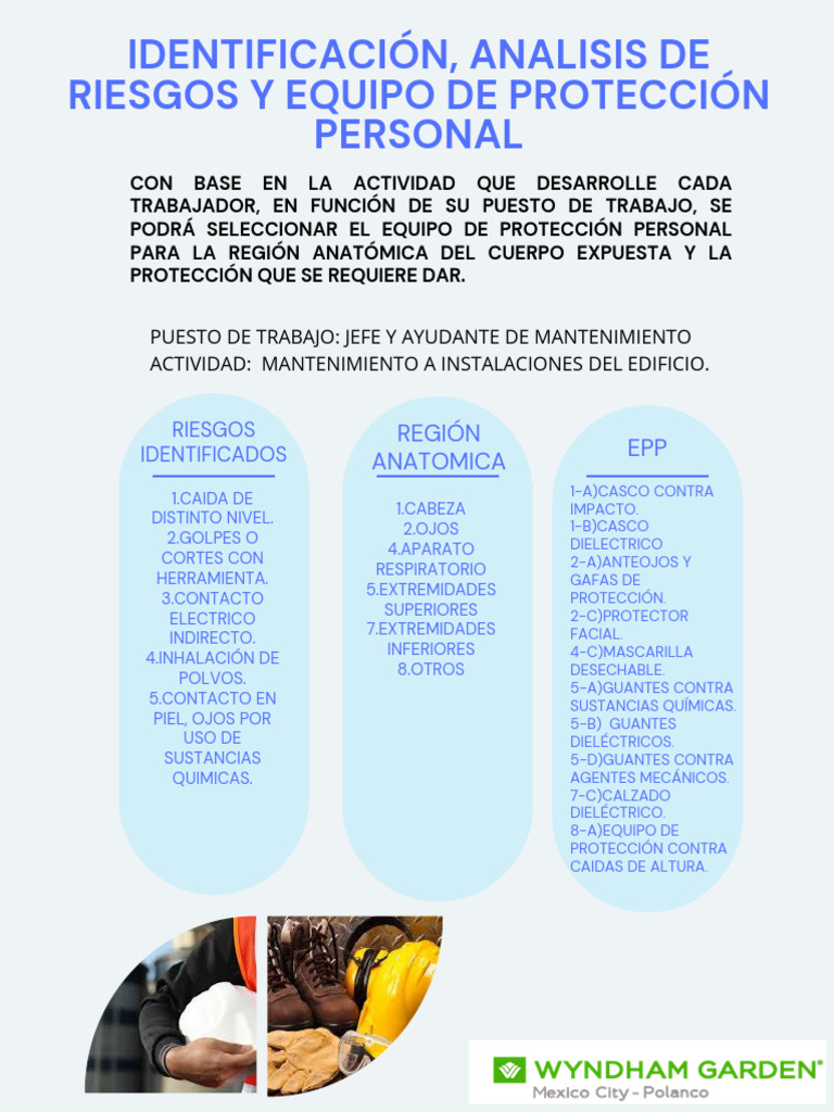 Identificación de Riesgos y EPP en Mantenimiento | PDF