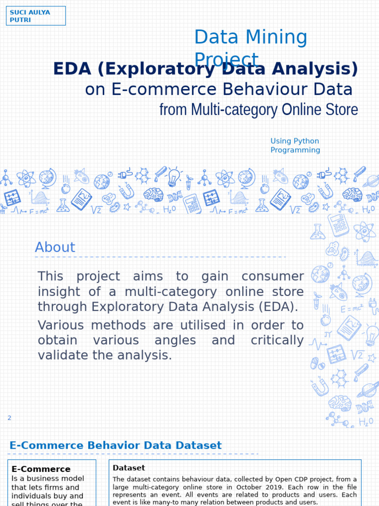 Data Mining Project - EDA On E-Commerce Behaviour Data | PDF | Online ...